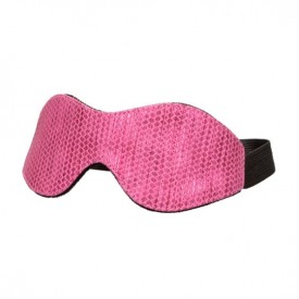 Розово-черная маска на резинке Tickle Me Pink Eye Mask