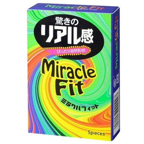 Презервативы Sagami Xtreme Miracle Fit - 5 шт.